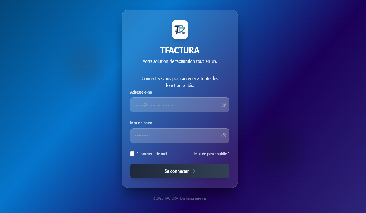 TFACTURA Dashboard